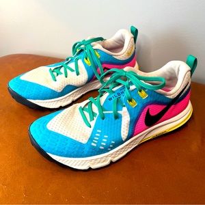 Womens Nike Air Zoom Wildhorse 5 Light Orewood Brown Size 9 Excellent Condition